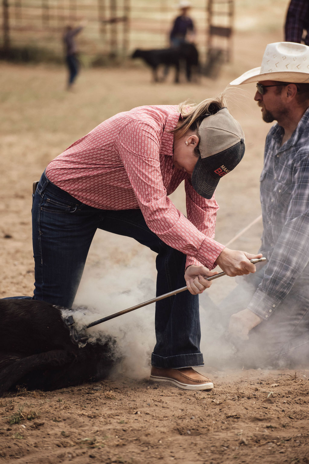 Branding day on the ranch
